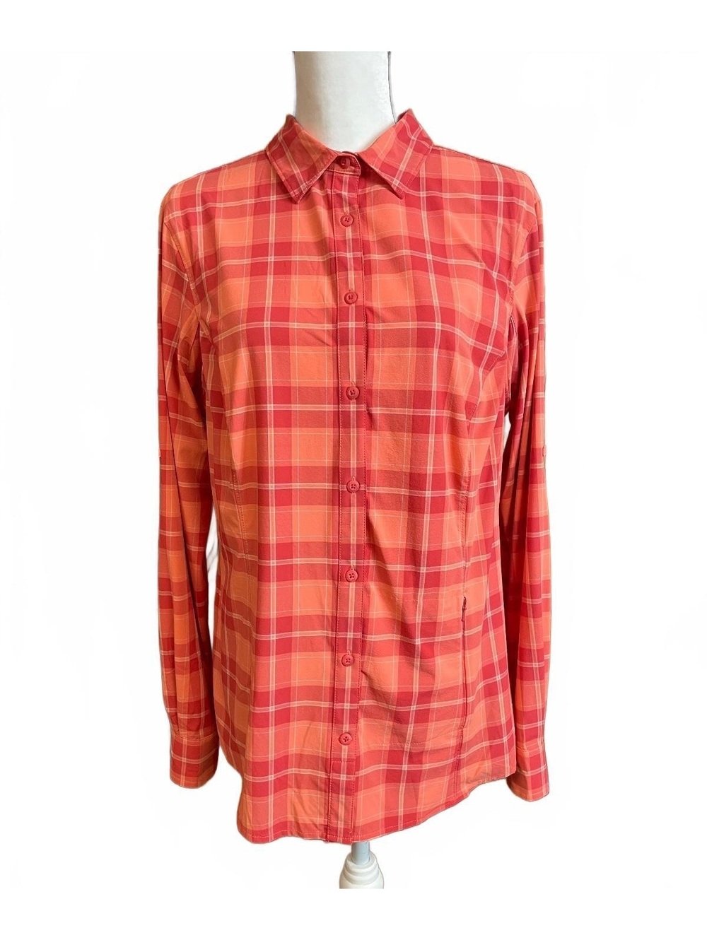 Duluth Trading long sleeve plaid shirt large